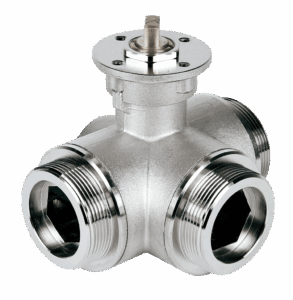 TICOVAL 3-Weg Kugelhahn Aussengewinde horizontal