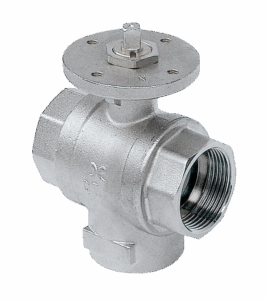 TICOVAL 3-Weg Kugelhahn Innengewinde vertikal