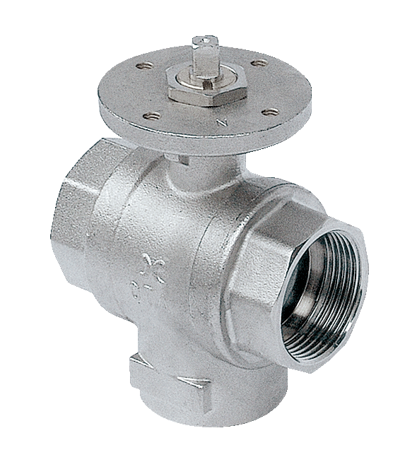 TICOVAL 3-Weg Kugelhahn Innengewinde vertikal