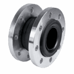 Gummi-Kompensatoren geflanscht senkrecht