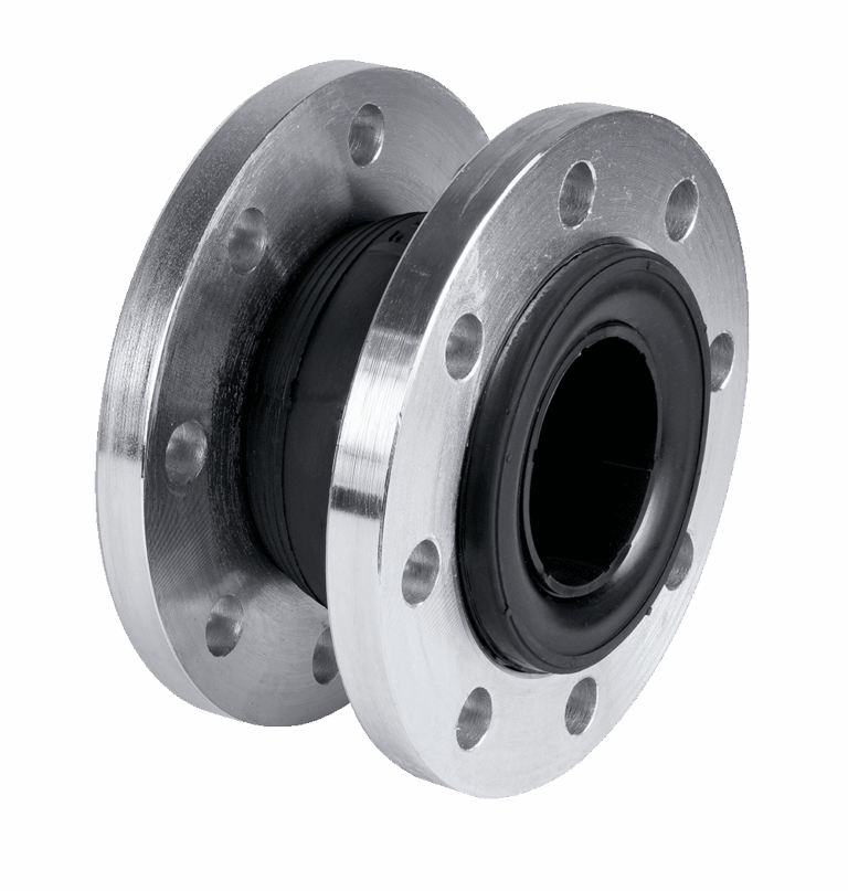 Gummi-Kompensatoren geflanscht senkrecht